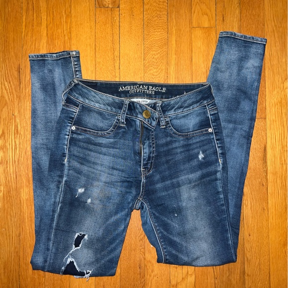 American eagle high rise size 2 jeans - Picture 1 of 4